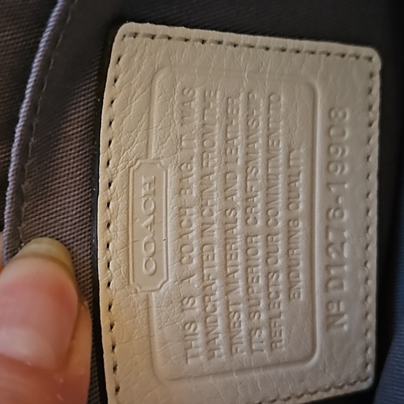 💛Coach 19908 Legacy Metallic Leather Penny Shoulder Crossbody💛 - Picture 5 of 11